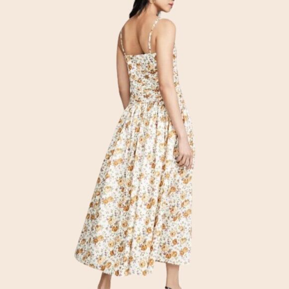 Petersyn Garbo Casual Midi Dress Valencia Size Small - Picture 2 of 15